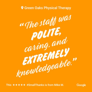 Green Oaks Physical Therapy Irving
