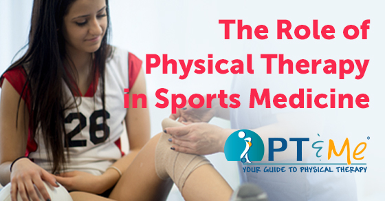 Physical therapy in sports medicine; physical therapy for athletes and physical therapy for sports injuries. Physical therapist for athletes. 