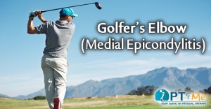 Medial epicondylitis golfer's elbow