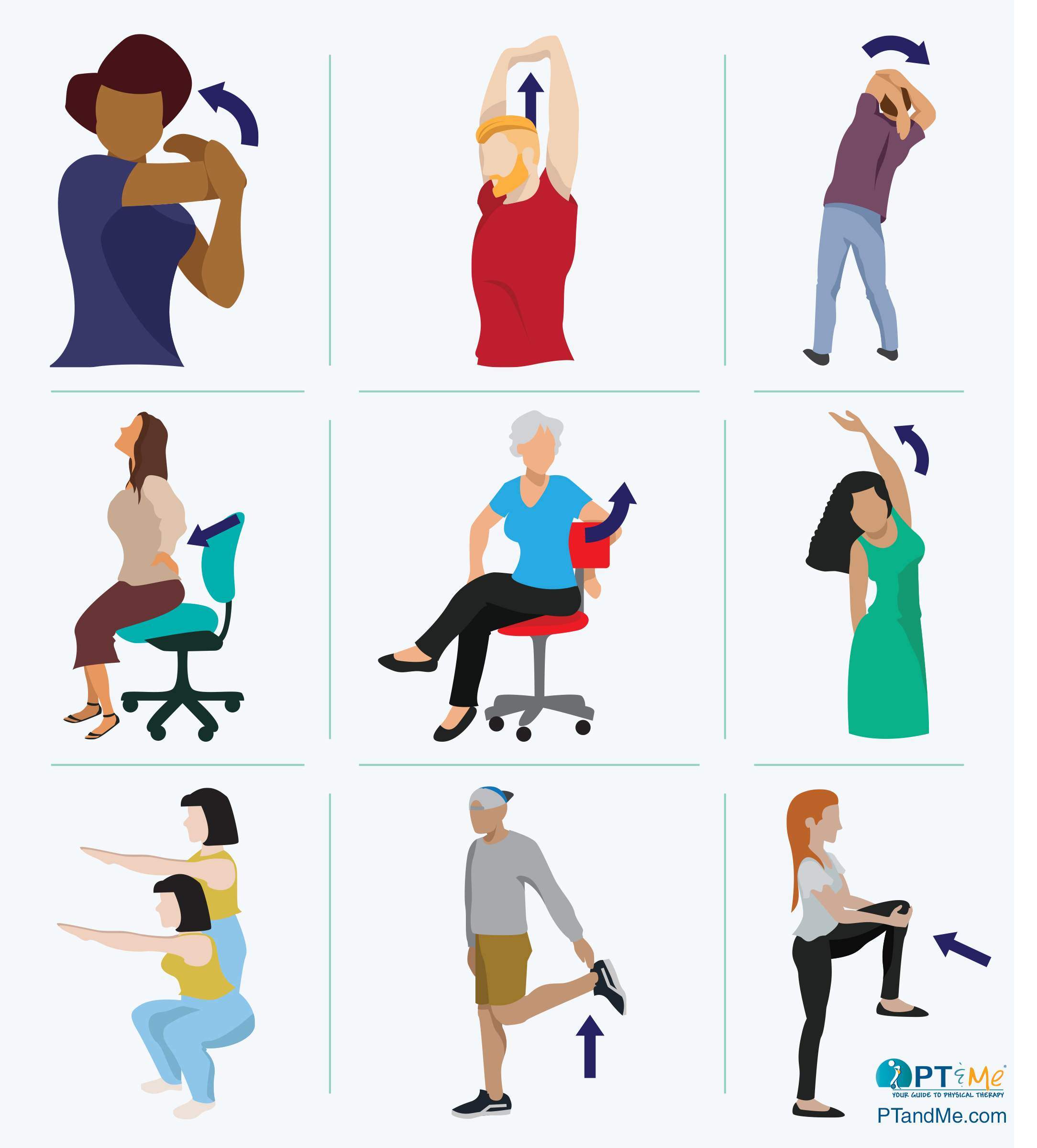 Stretches You Can Do At Work PTandMe