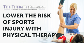 Lower the risk of sports injuries with physical therapy