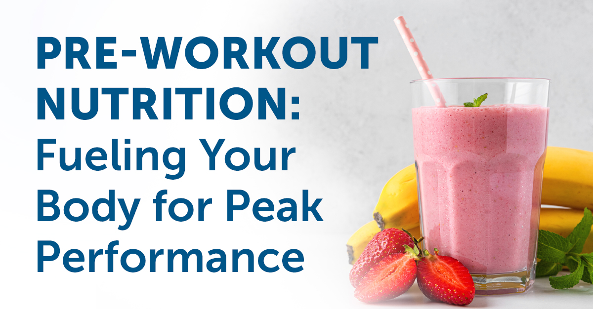 Pre Workout Nutrition